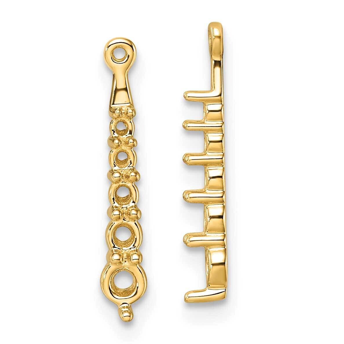 5-Stone Dangle Diamond Earring Jacket Mountings 14k Gold EJM5338-062-Y, MPN: EJM5338-062-Y, 8839574…