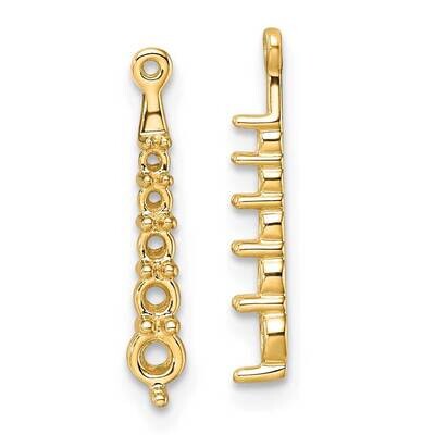 5-Stone Dangle Diamond Earring Jacket Mountings 14k Gold EJM5338-062-Y, MPN: EJM5338-062-Y, 8839574…
