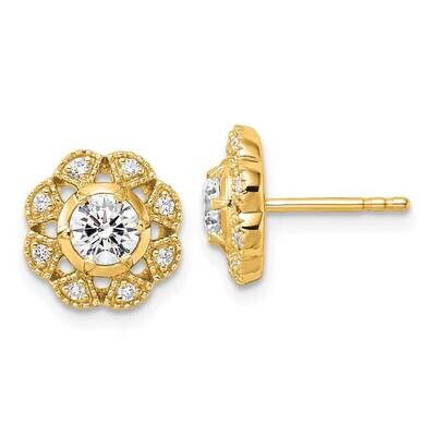True Origin Diamond Vs/Si D E F Earrings 14k Gold EM9388-075-YAA, MPN: EM9388-075-YAA,
