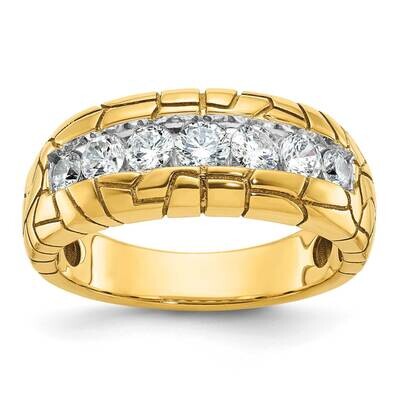 Ibgoodman Men&#39;s Diamond Nugget Ring Mounting 14k Gold B64237-4Y by IBGoodman, MPN: B64237-4Y,