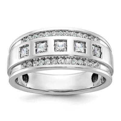 Ibgoodman Men&#39;s Diamond Ring Mounting 14k White Gold B64084-4W by IBGoodman, MPN: B64084-4W,