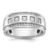 Ibgoodman Men&#39;s Diamond Ring Mounting 14k White Gold B64084-4W by IBGoodman, MPN: B64084-4W,