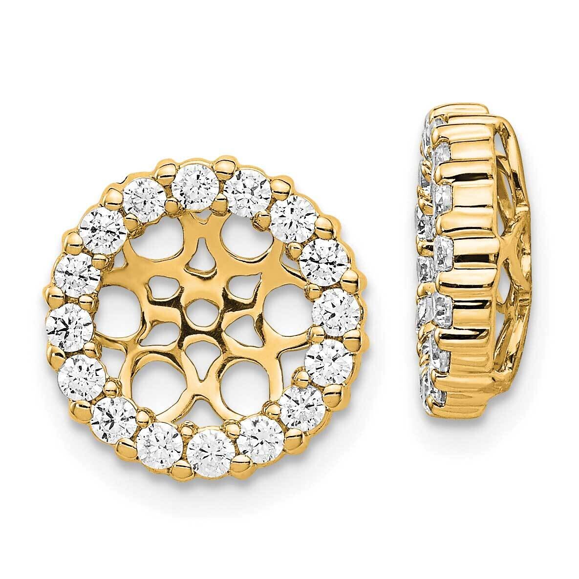 Diamond Earring Jackets 10k Gold EJM5304-075-1YA