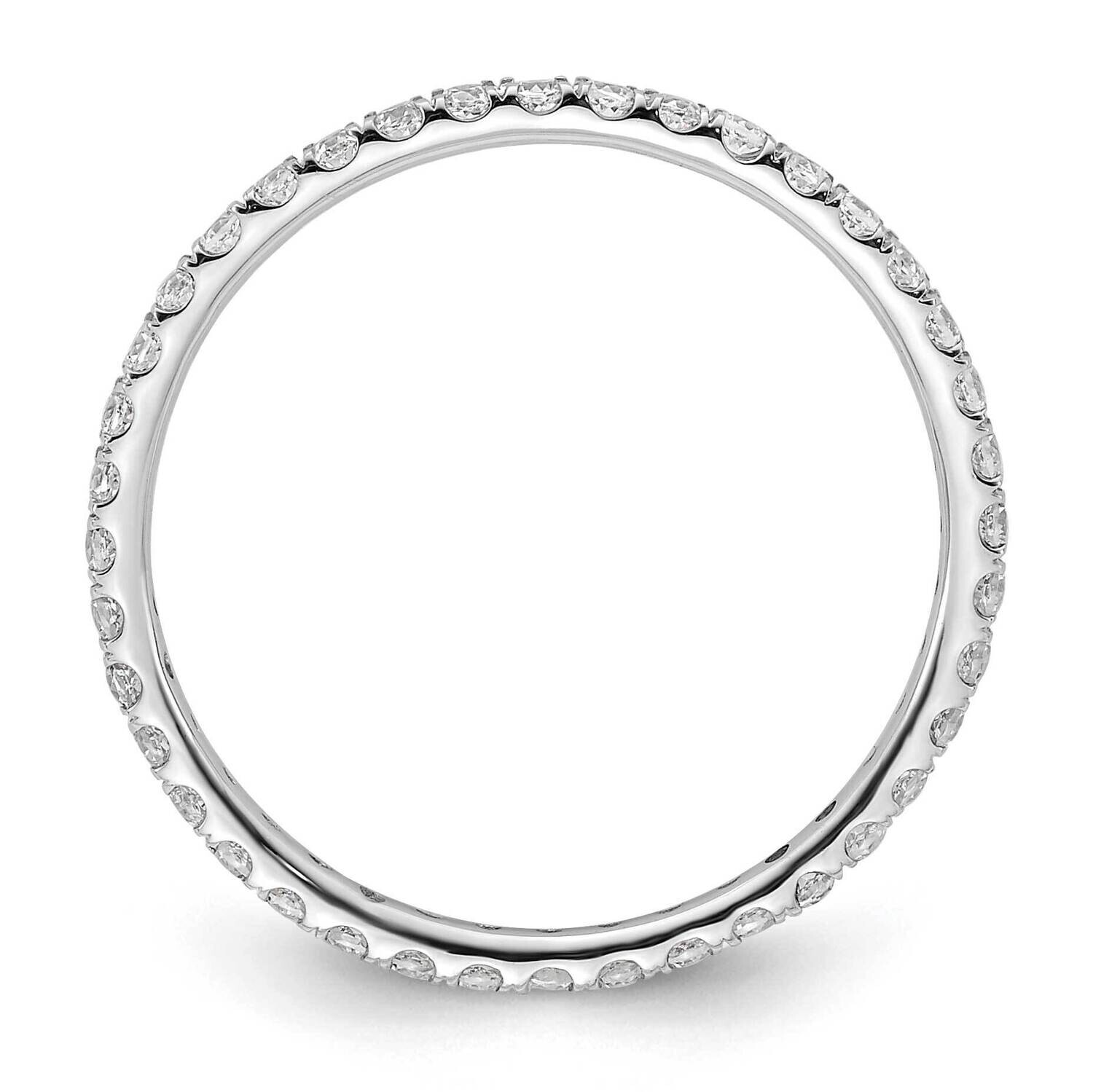 True Origin 1/2 Carat Diamond Vs/Si D E F Eternity Ring 14k White Gold ET0005-050-8W4--2, MPN: ET00…