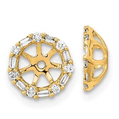 Diamond Earring Jackets 14k Gold EM8579-020-YA, MPN: EM8579-020-YA,