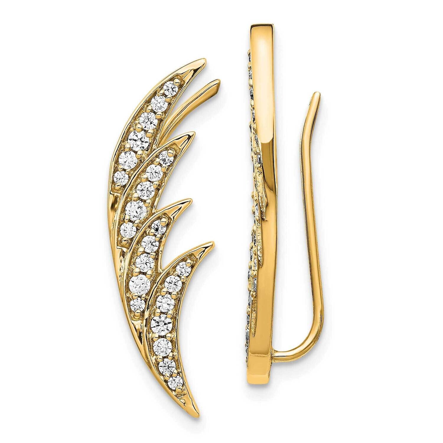 Diamond Earrings 14k Gold EM4161-050-YA, MPN: EM4161-050-YA, 196904094457