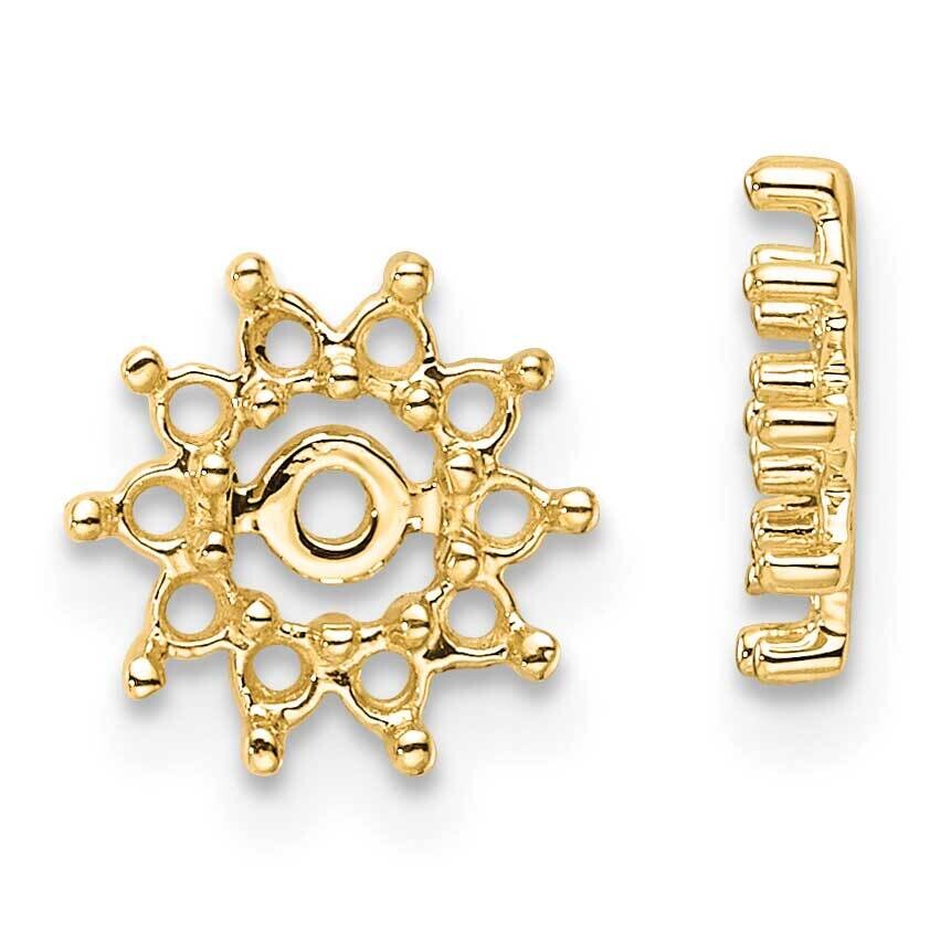Fancy Diamond Earring Jacket Mountings 10k Gold EJM5322-040-1Y, MPN: EJM5322-040-1Y,