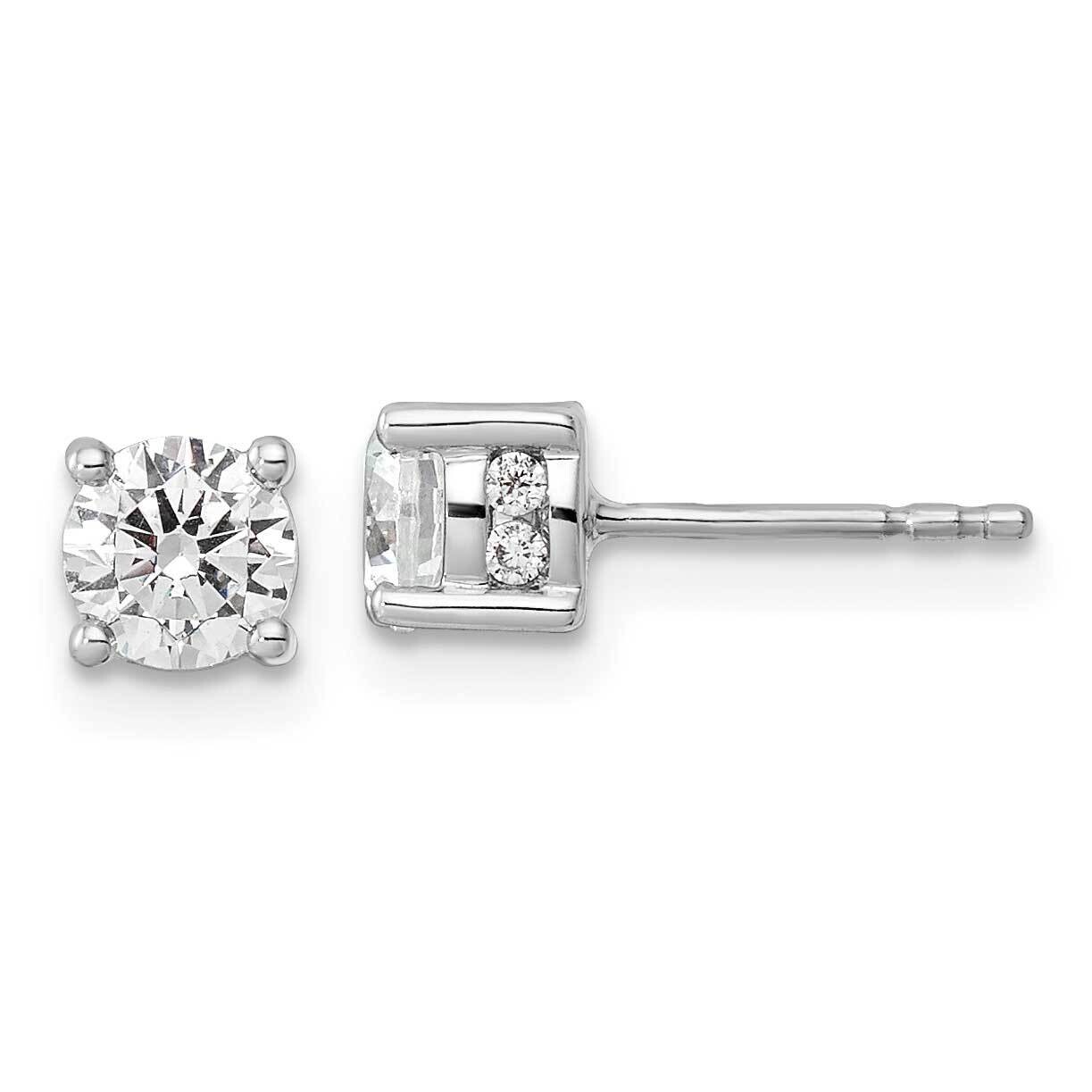 Diamond Fashion Earrings 14k White Gold EM9202-100-WAA, MPN: EM9202-100-WAA, 883957840376