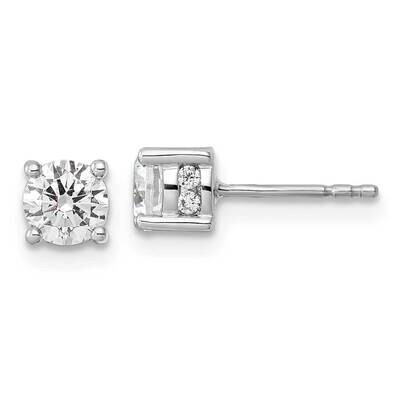 Diamond Fashion Earrings 14k White Gold EM9202-100-WAA, MPN: EM9202-100-WAA, 883957840376
