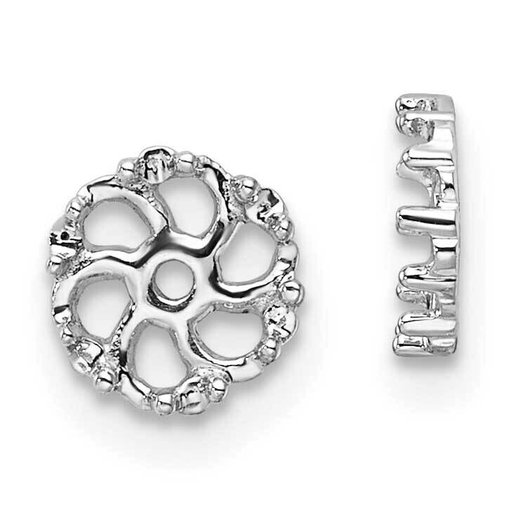 Diamond Earring Jacket Mountings 14k White Gold EJM5327-050-W