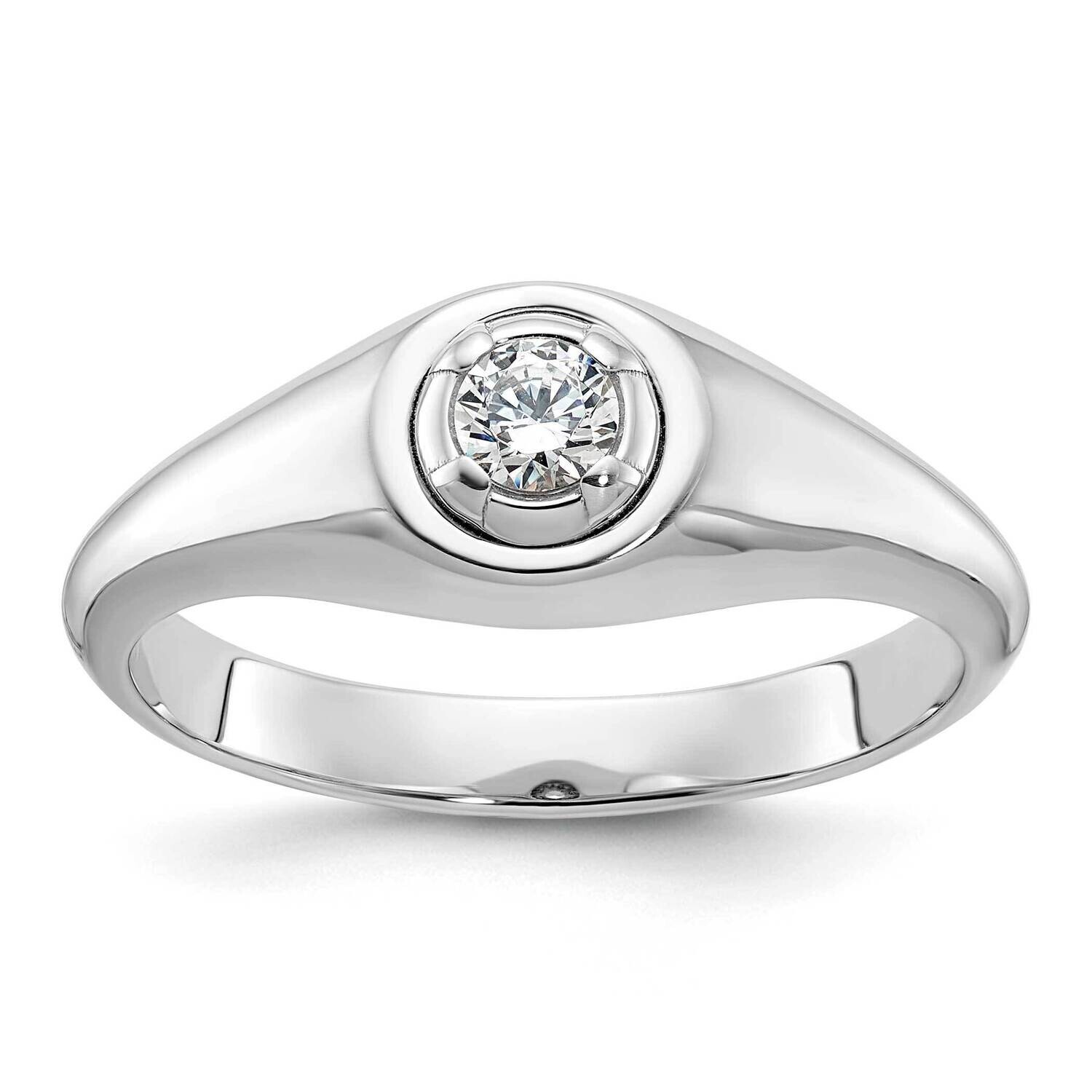Ibgoodman Men&#39;s Diamond Ring Mounting 14k White Gold B64292-4W by IBGoodman, MPN: B64292-4W,