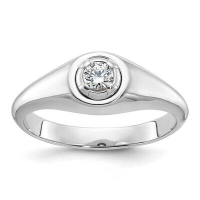 Ibgoodman Men&#39;s Diamond Ring Mounting 14k White Gold B64292-4W by IBGoodman, MPN: B64292-4W,