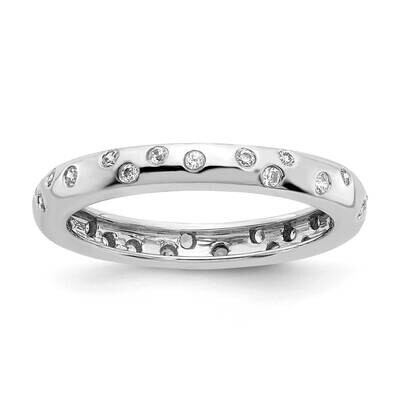True Origin 1/3 Carat Diamond Vs/Si D E F Eternity Ring 14k White Gold ET0056-033-7W4, MPN: ET0056-…