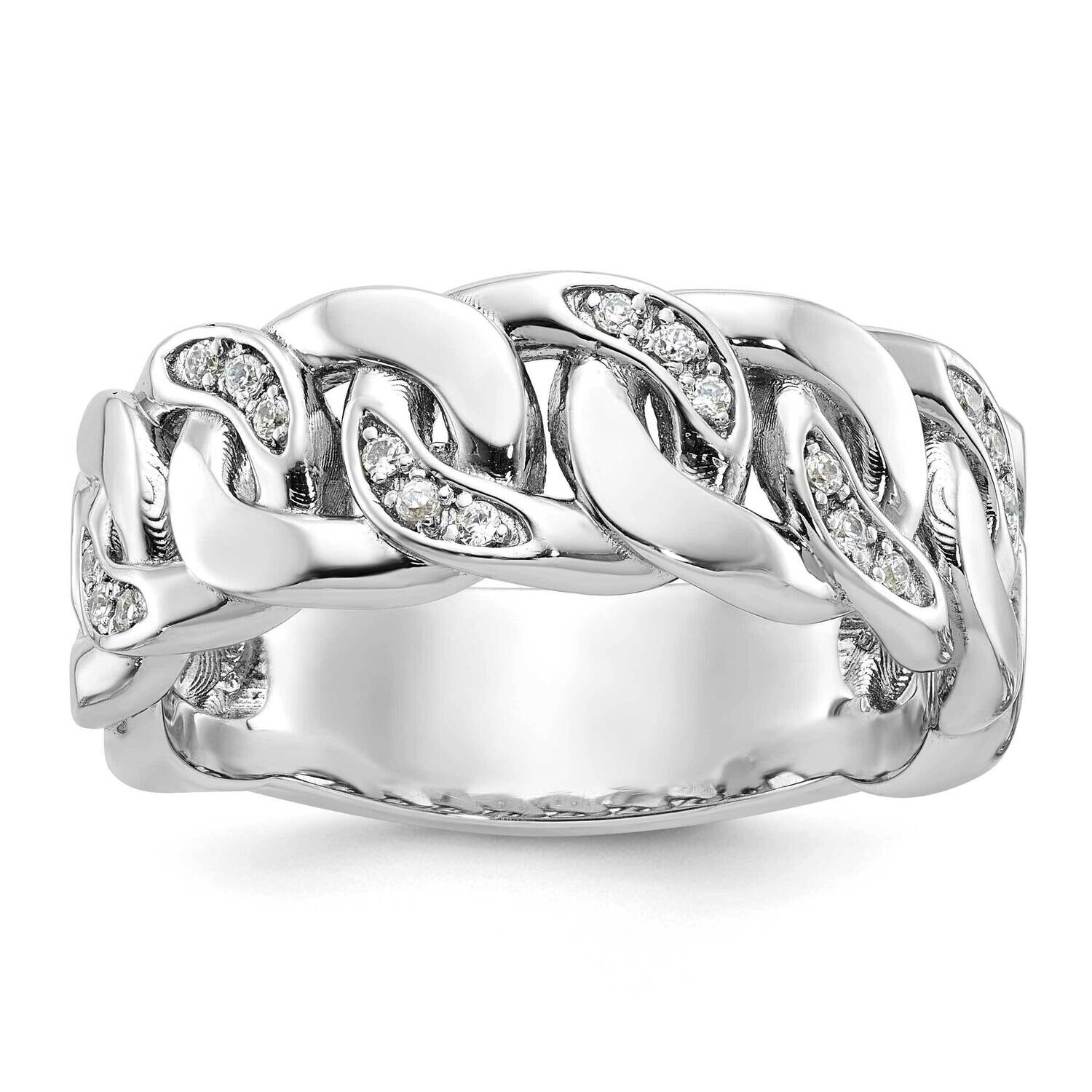 Fancy Ring Mounting 10k White Gold B64183-0W by IBGoodman, MPN: B64183-0W,