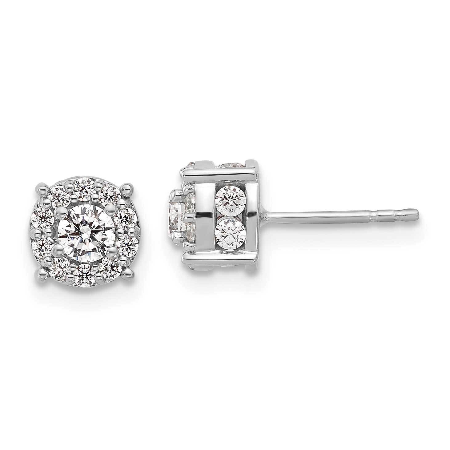 Diamond Fashion Earrings 14k White Gold EM9203-100-WAA, MPN: EM9203-100-WAA, 883957840390