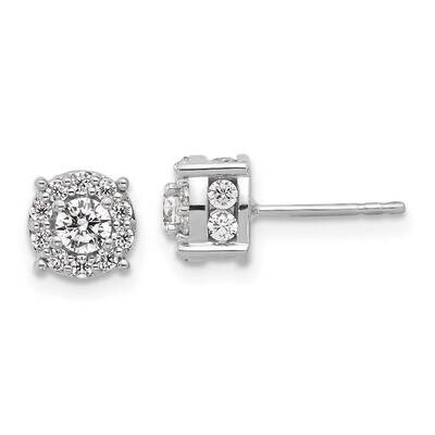Diamond Fashion Earrings 14k White Gold EM9203-100-WAA, MPN: EM9203-100-WAA, 883957840390