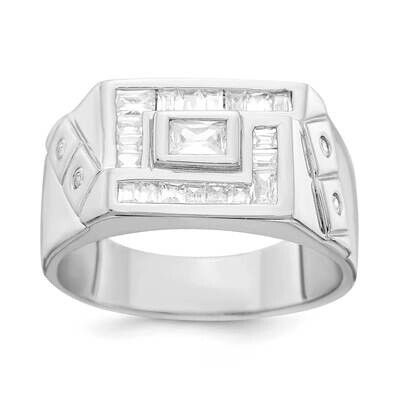 Men&#39;s CZ Ring Sterling Silver JRS4624, MPN: JRS4624,