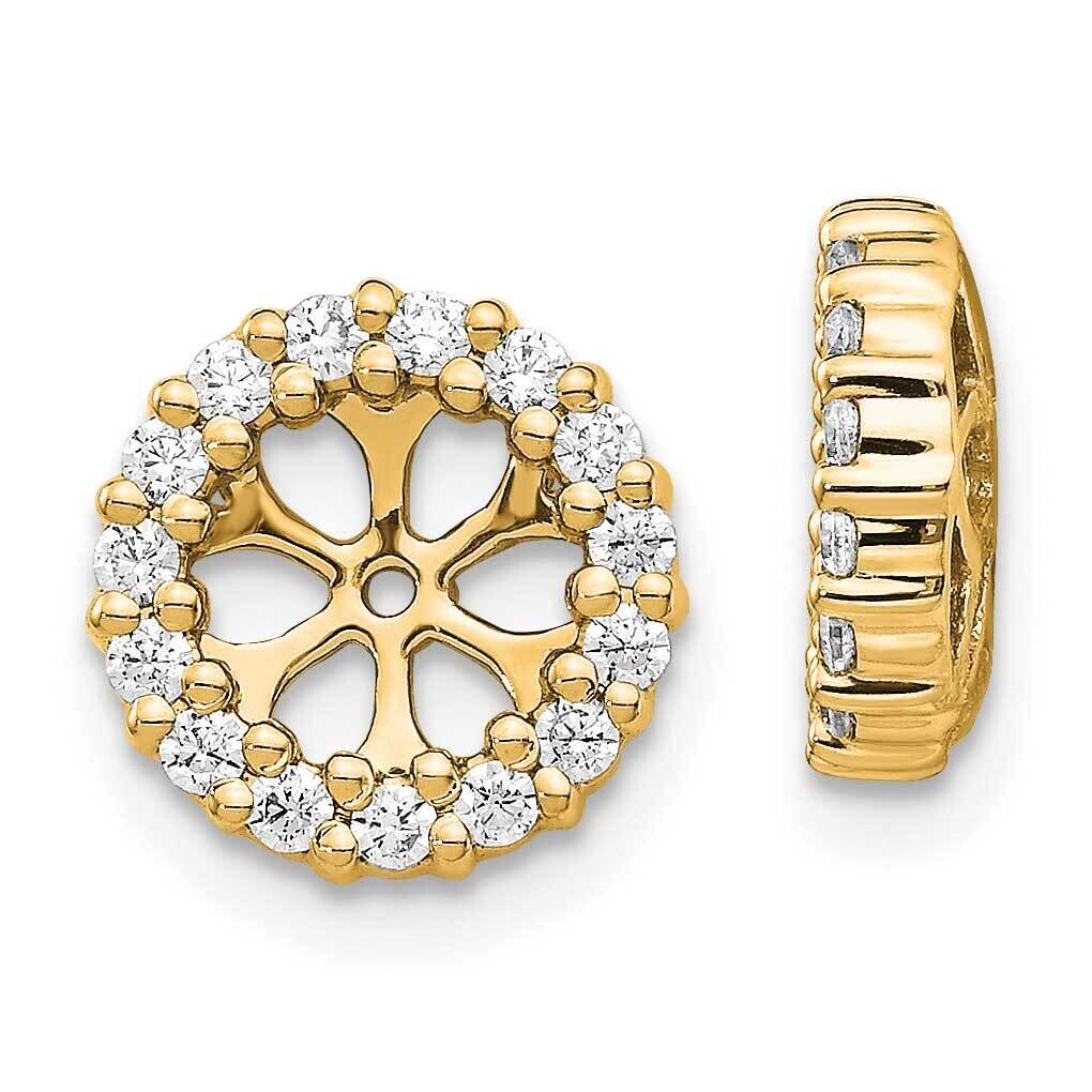 Diamond Earring Jackets 14k Gold EJM5303-050-YA, MPN: EJM5303-050-YA,