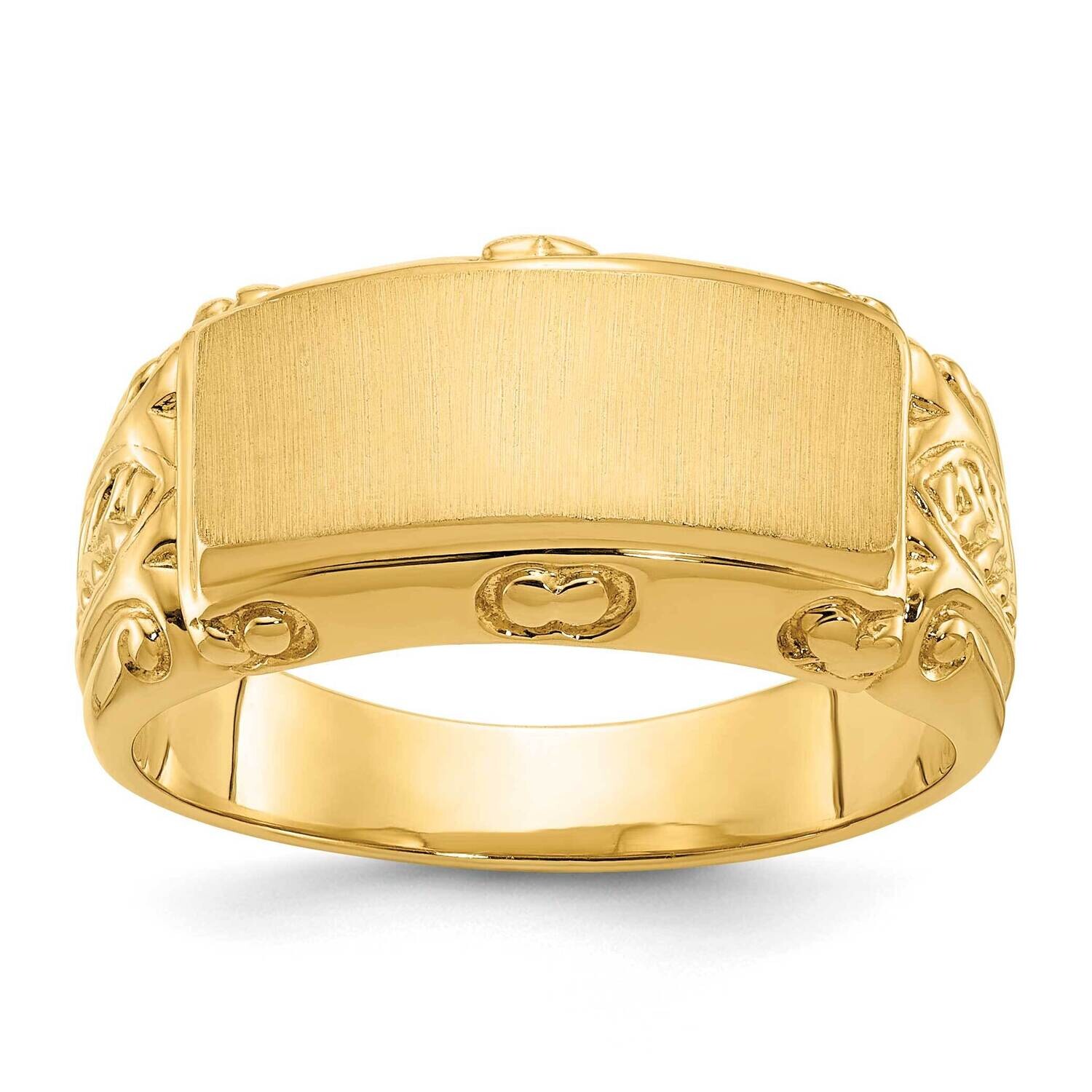 Fancy Ring Mounting 10k Gold B58191-0Y by IBGoodman, MPN: B58191-0Y, 196904146057
