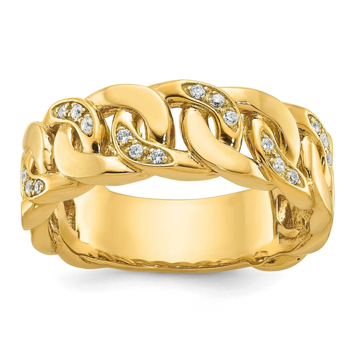 Ibgoodman Men&#39;s Link Design Diamond Complete Ring 10k Gold B64183-0YA by IBGoodman, MPN: B64183-0YA…