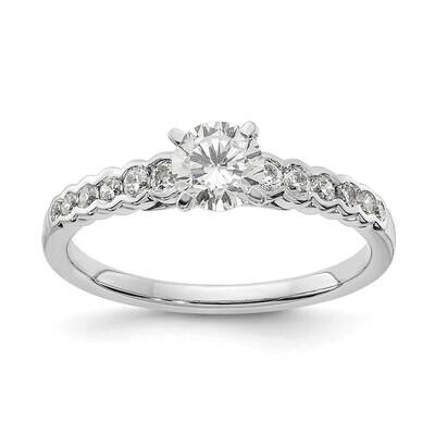 True Origin Diamond Vs/Si D E F Semi-Mount Ring 14k White Gold RM6105E-050-WAA, MPN: RM6105E-050-WA…