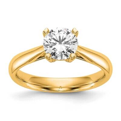 Diamond 3/4 Ct Round Si+ H+ Solitaire Engagement Ring 14k Gold RM1930E-100-Y, MPN: RM1930E-100-Y, 8…