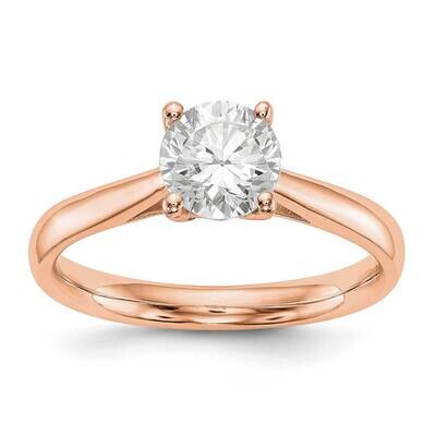 Solitaire Engagement Ring Mounting 14k Rose Gold RM1937E-100-R, MPN: RM1937E-100-R,