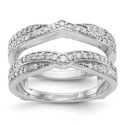 Diamond Ring Guard 14k White Gold RM3110B-050-WAA, MPN: RM3110B-050-WAA, 883957860152