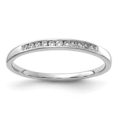 Diamond Si1/Si2 G H I 11-Stone Channel Band 14k White Gold RM4395B-010-WAA, MPN: RM4395B-010-WAA, 8…