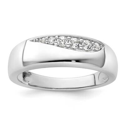 True Origin Diamond Vs/Si D E F Men&#39;s Band 14k White Gold RM9362-025-WAA, MPN: RM9362-025-WAA,
