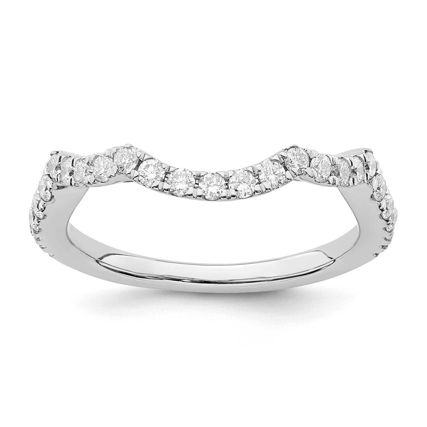 True Origin 1/2 Carat Diamond Vs/Si D E F Wedding Band 14k White Gold RM2334B-054-WAA, MPN: RM2334B…
