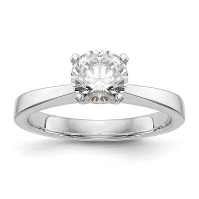 Peg Set 4.5mm Solitaire Engagement Ring Mounting 14k White Gold RM1982E-4.5MM-CWAA, MPN: RM1982E-4.…