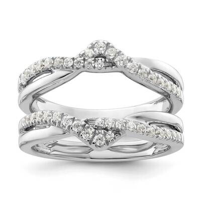 Diamond Ring Guard 14k White Gold RM9322B-042-WAA, MPN: RM9322B-042-WAA, 883957861272
