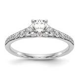 Diamond Peg Set Semi-Mount Eng Ring 14k White Gold RM2710E-031-WAA, MPN: RM2710E-031-WAA,