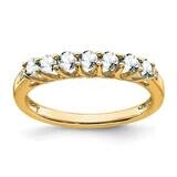 Topaz Diamond 7-Stone Ring 14k White Gold RM7411-WT-001-YA, MPN: RM7411-WT-001-YA,