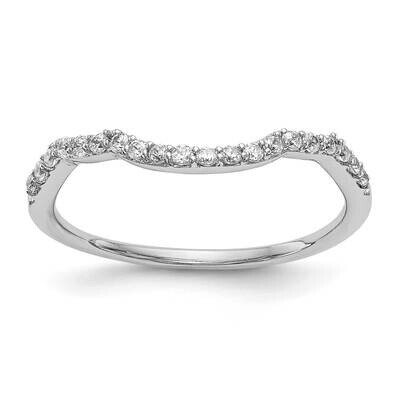 Contoured Wedding Band Ring Mounting 14k White Gold RM2557B-016-CWAA, MPN: RM2557B-016-CWAA,