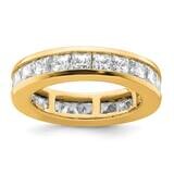 Channel-Set 3 Carat Princess Diamond Complete Eternity Band 14k Polished Gold ET0010-300-5Y4, MPN: …