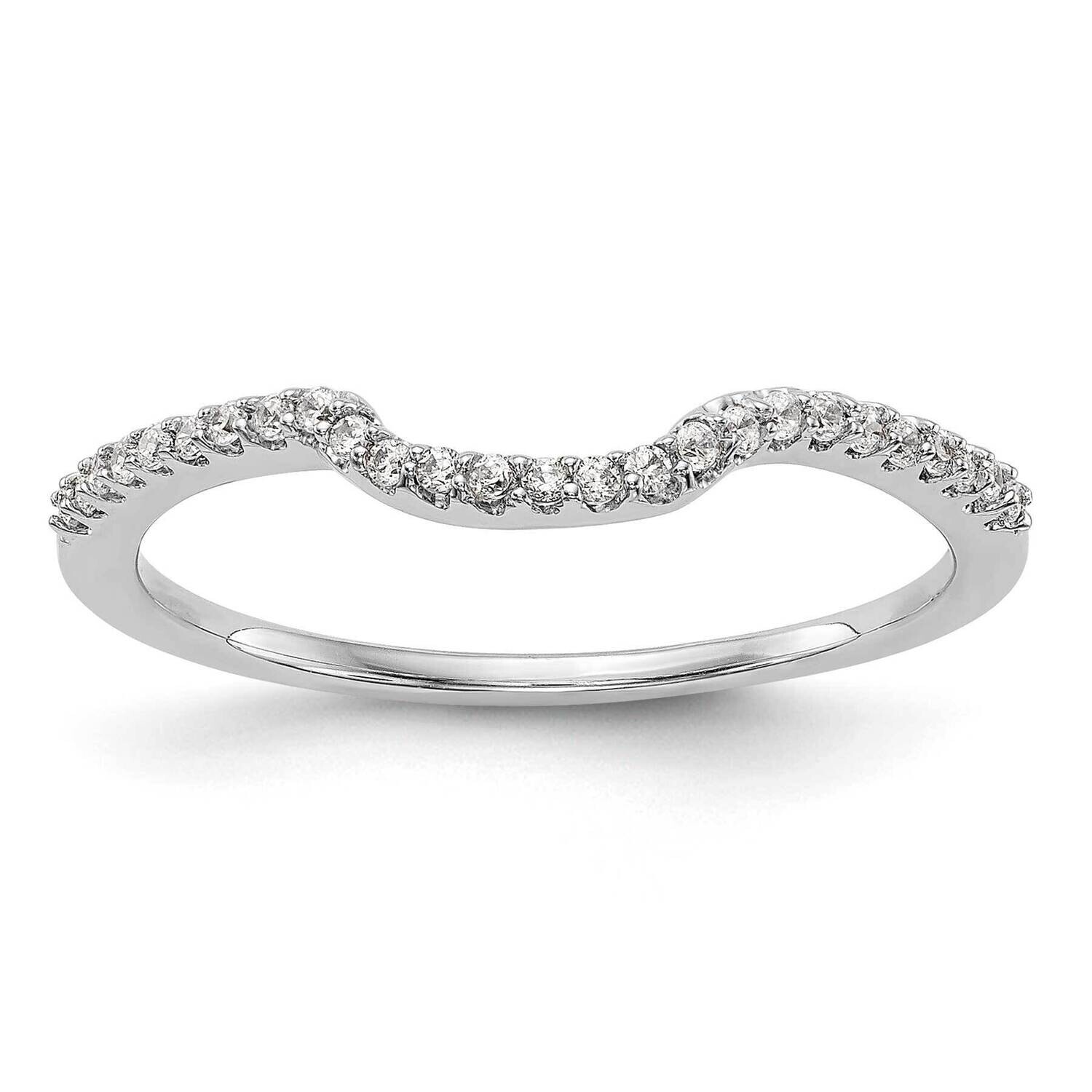 1/8 Carat Wedding Band Ring Mounting 14k White Gold RM2245B-013-CWAA
