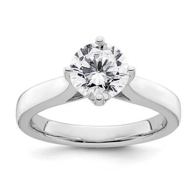 1.5 Carat 7.50 mm 4-Prong Round Solitaire Engagement Ring Mounting 14k White Gold RM1938E-150-CWAA,…