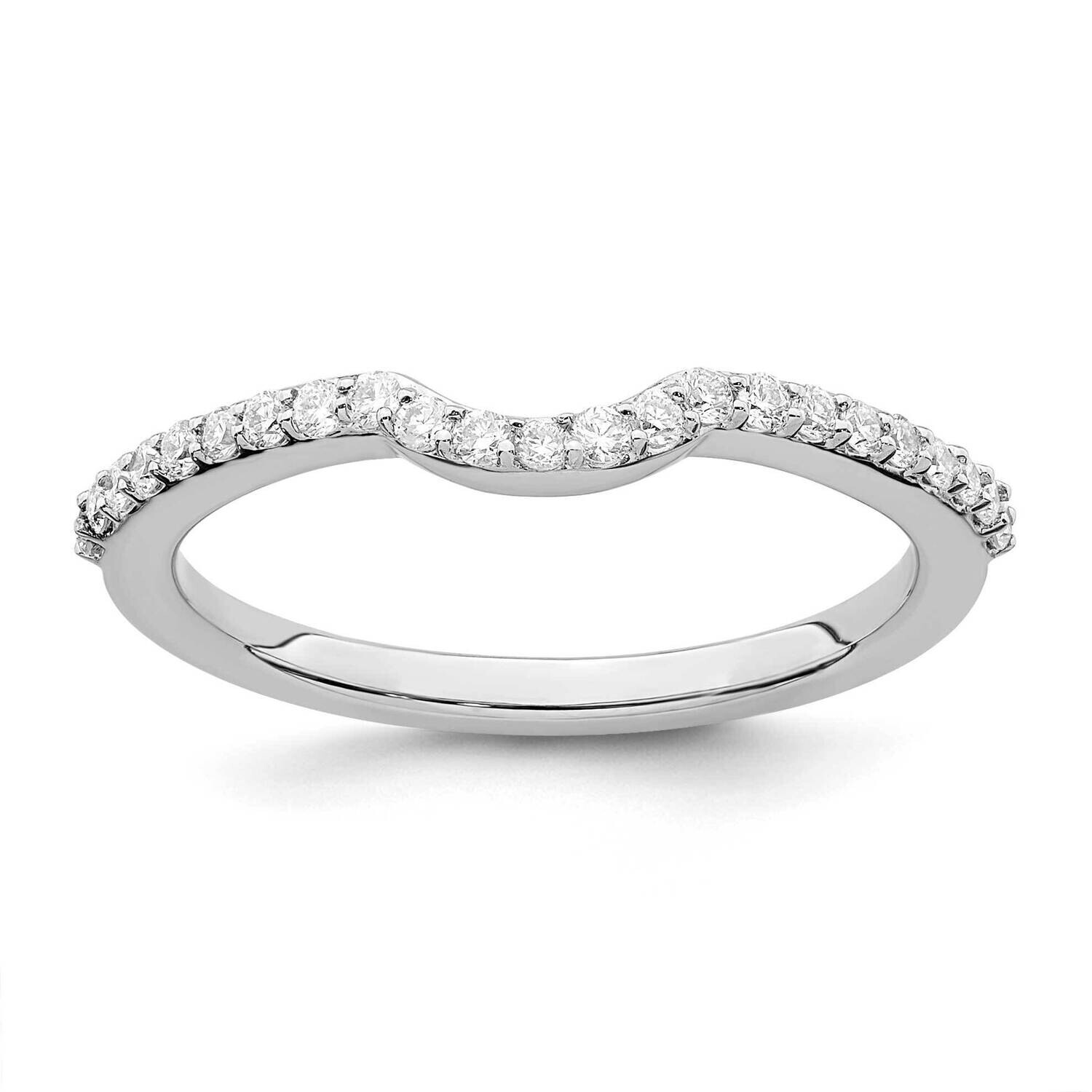 True Origin 1/4 Carat Diamond Vs/Si D E F Wedding Band 14k White Gold RM2333B-023-WAA, MPN: RM2333B…