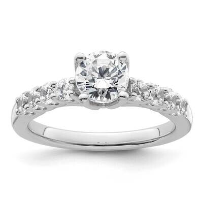 Diamond Si1/Si2 G H I Peg Semi-Mount Eng Ring 14k White Gold RM2773E-052-WAA, MPN: RM2773E-052-WAA,…