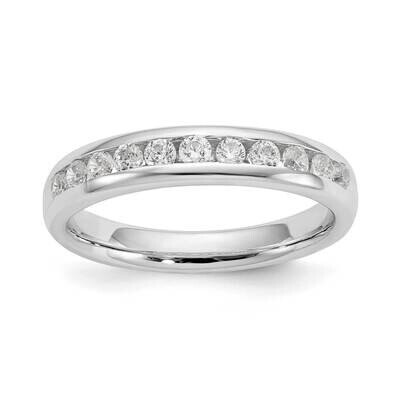 Diamond 11-Stone Channel Band 14k White Gold RM3321B-043-WAA, MPN: RM3321B-043-WAA, 883957867168