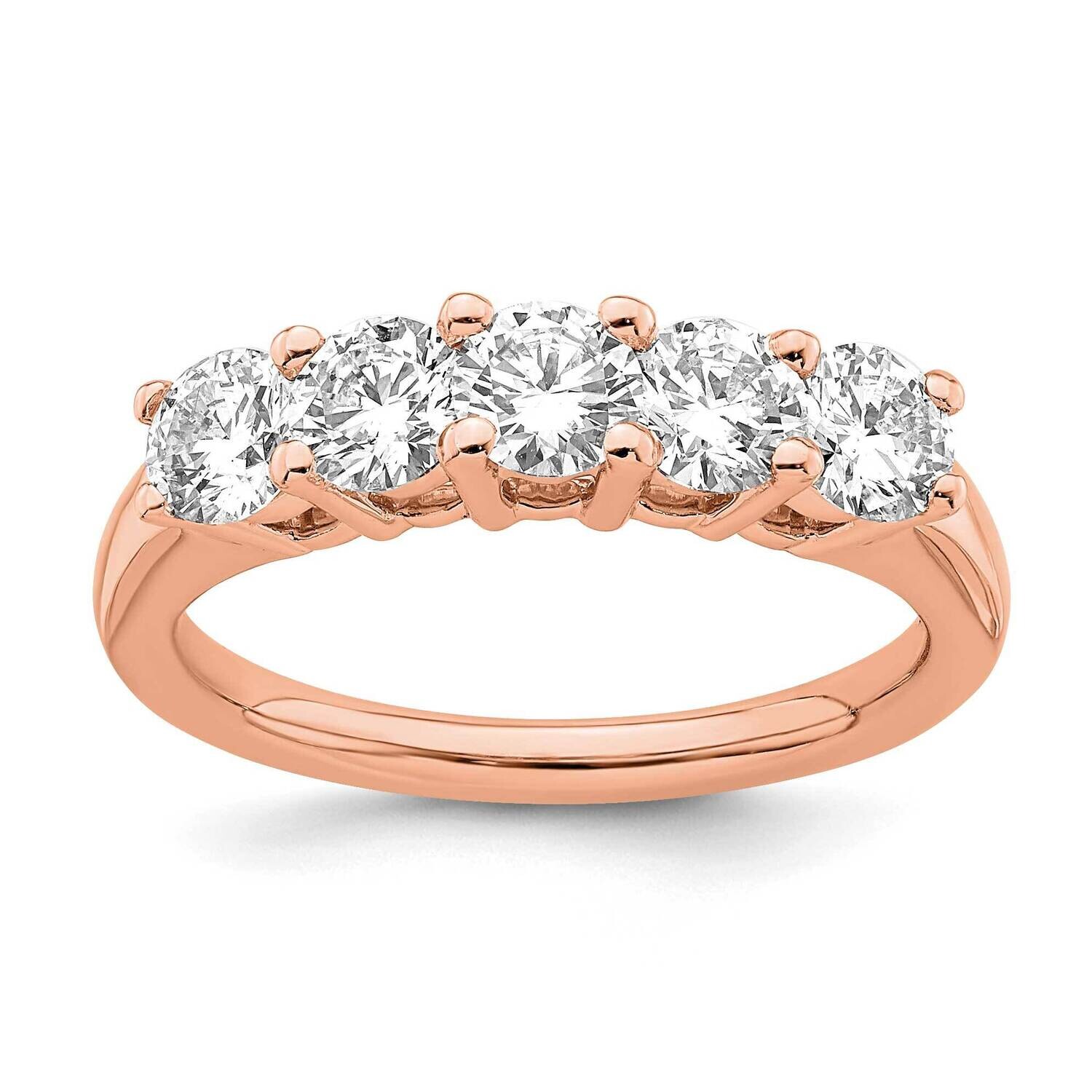r 5-Stone Diamond Band Ring Mounting 14k Gold RM3174B-150-RAA, MPN: RM3174B-150-RAA,