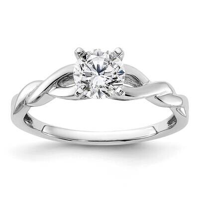 Diamond Solitaire Complete Engagement Ring 14k White Gold RM1942E-050-WAA, MPN: RM1942E-050-WAA, 88…