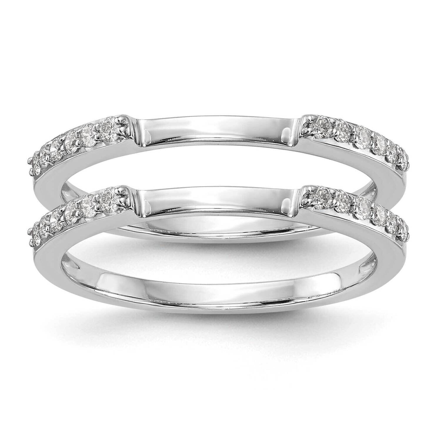 Set Of 2 Wedding Band Ring Mountings 14k White Gold RM2075B-025-CWAA, MPN: RM2075B-025-CWAA, 883957…