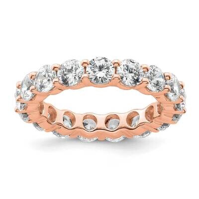 Polished Shared Prong 3 Carat Diamond Complete Eternity Band 14k Rose Gold ET0001-300-5R4, MPN: ET0…