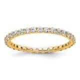 Shared Prong 1 Carat Diamond Complete Eternity Band 14k Polished Gold ET0001-100-9Y4, MPN: ET0001-1…