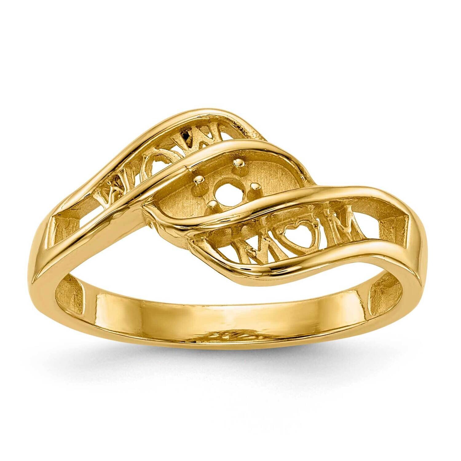 Family Jewelry Ring Mounting 14k Gold XMR66-1, MPN: XMR66-1,