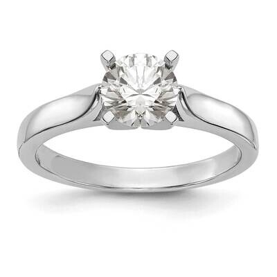 Peg Set 3.00mm Wide Solitaire Engagement Ring Mounting 14k White Gold RM2004E-3.8WIDE-CWAA, MPN: RM…