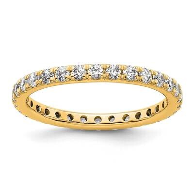 U-Shared Prong 1 Carat Diamond Complete Eternity Band 14k Polished Gold ET0005-100-8Y4, MPN: ET0005…